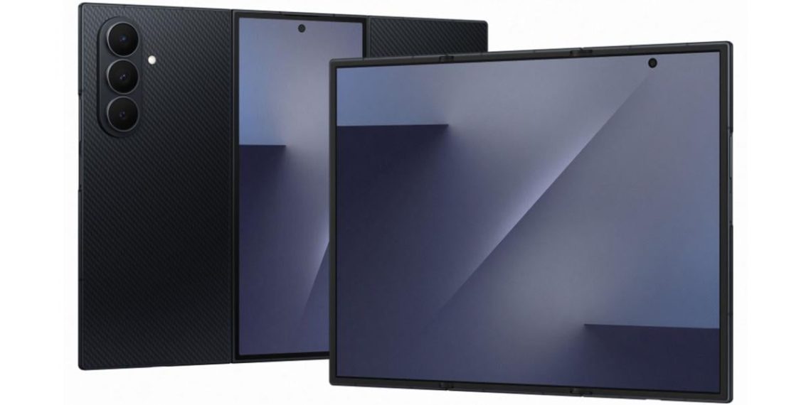 Samsung официально представил свой смартфон с тремя экранами: всё, что известно